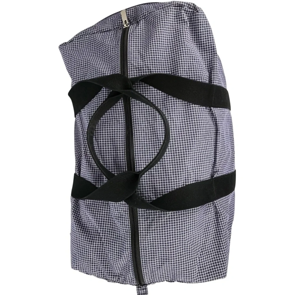 Jack Spade Men's Packable Graph Check Duffle Bag Royal Blue